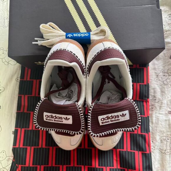 WALES BONNER x adidas originals SambaPony Tonal white brown - Picture 6 of 7